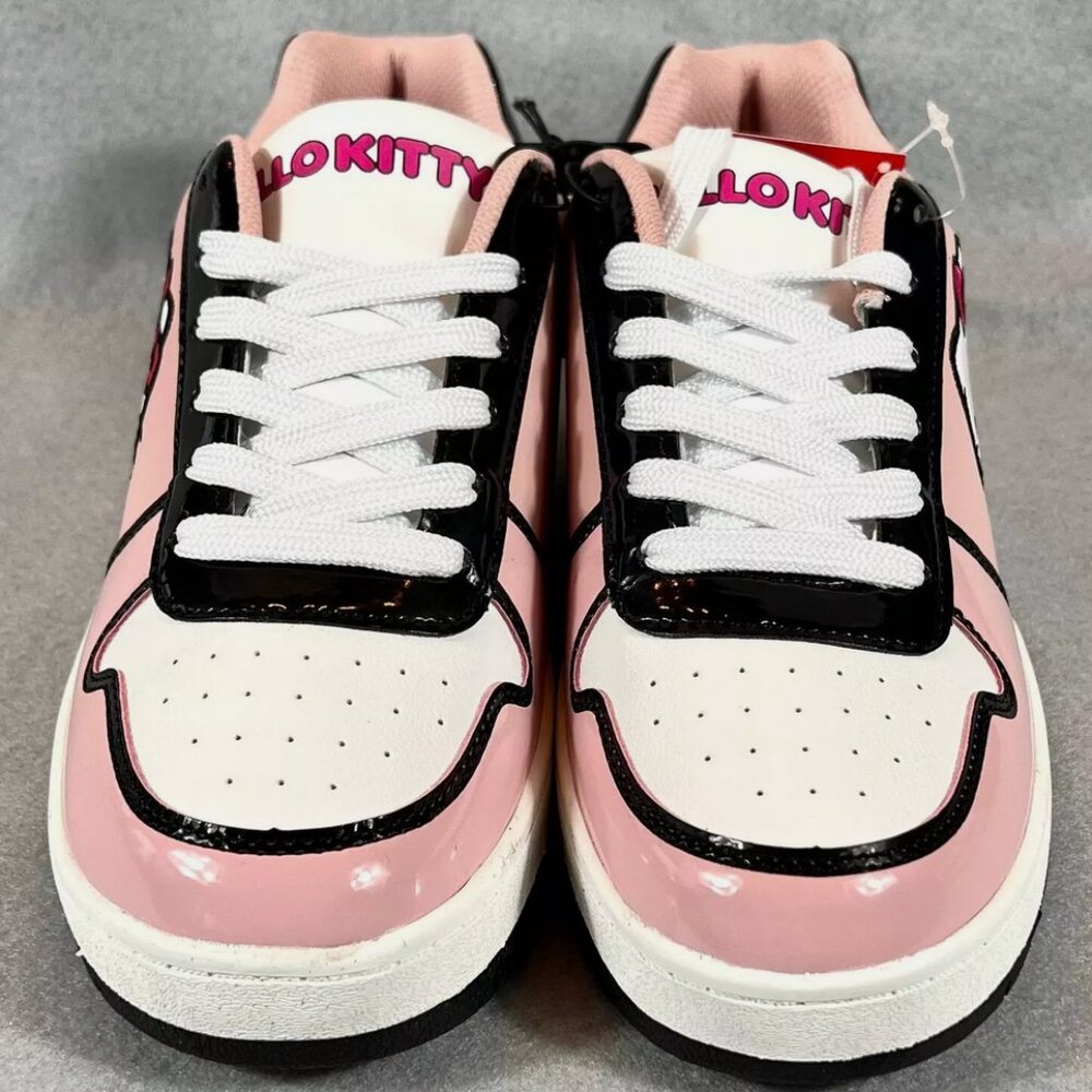 Hello Kitty Pink Low Top Sneakers NEW Sz 8 Shoes Women’s